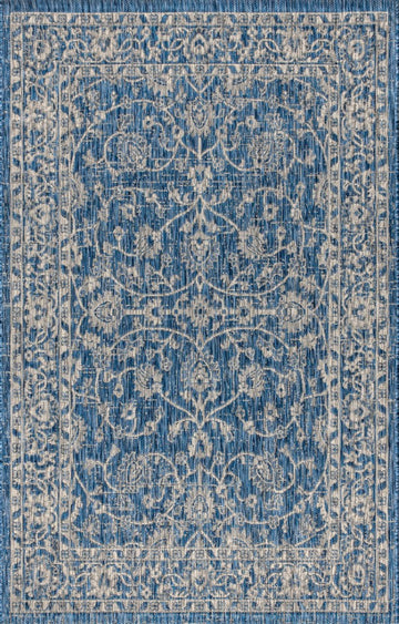 Palazzo Vine And Border Textured Weave Indoor/outdoor Area Rug